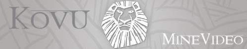 MineVideo's Current Logo
(Says Kovu on it, because that's my MCF account name. ;))