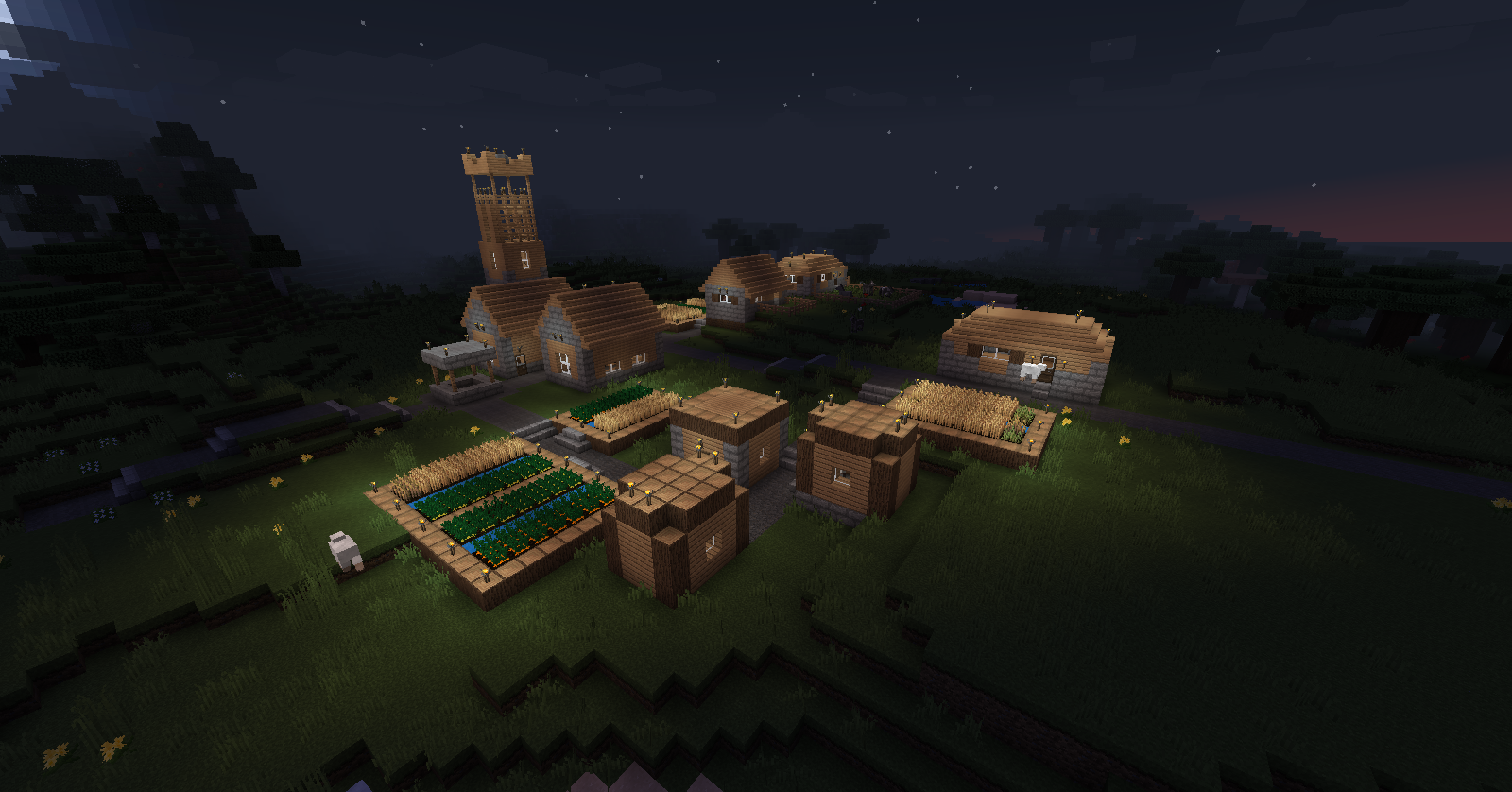 Village at Night