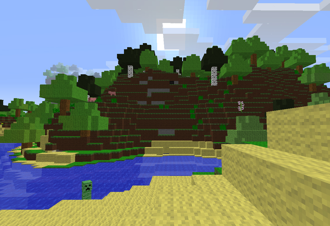 One of many places to see in Wool. Even creepers don't mind it!