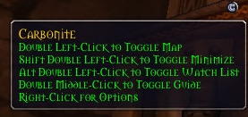 <p>Shows the options</p>