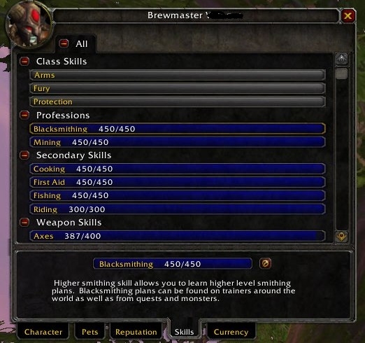 <p>Skills page</p>