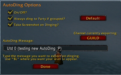 <p>Config Screen</p>
