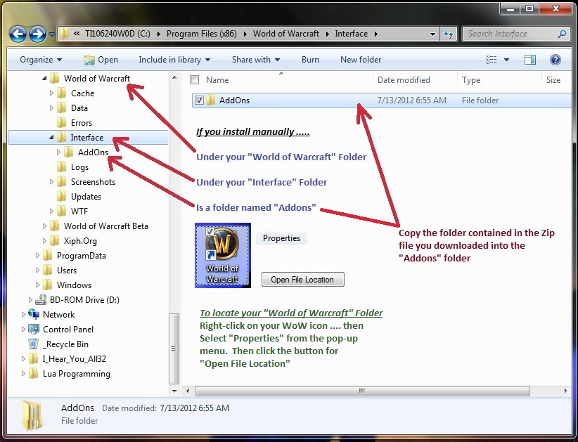 <p>Illustrates manual installation</p>