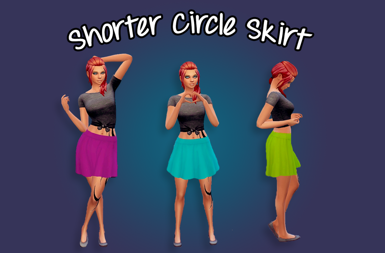 Shorter Circle Skirt