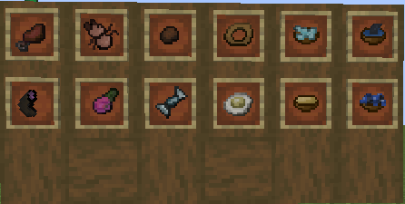 Thumbnail Some of the foods in the game!