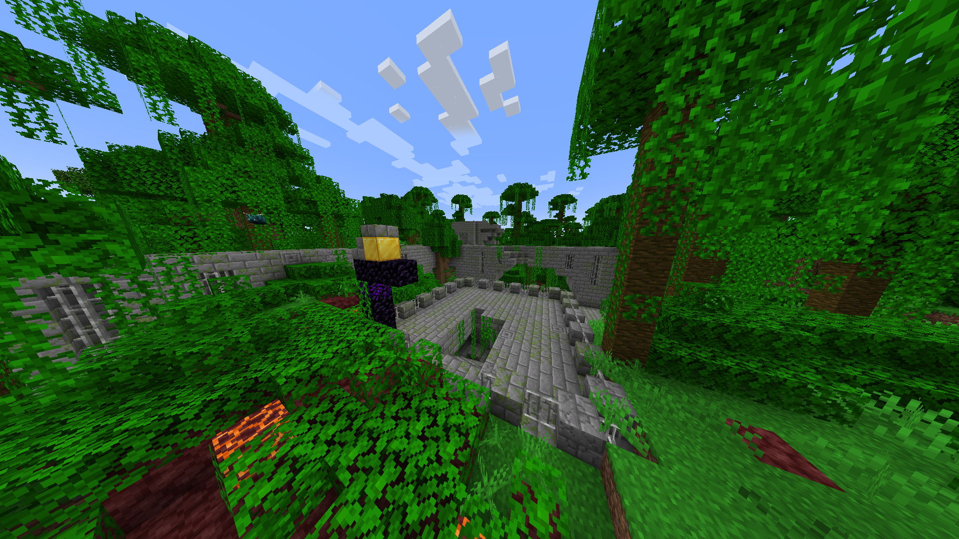 Thumbnail With Repurposed structures, you'll find oddly familiar generated structures that are new variants of Vanilla's classic structures.