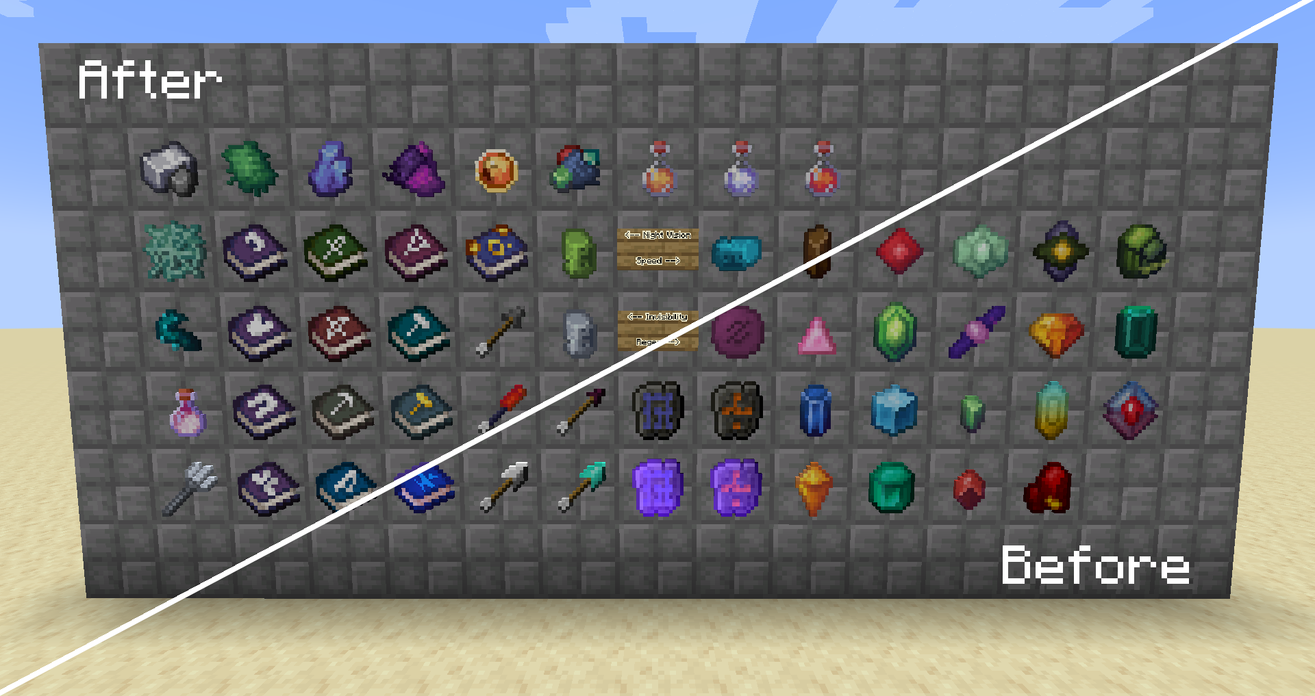 Before & After : Items