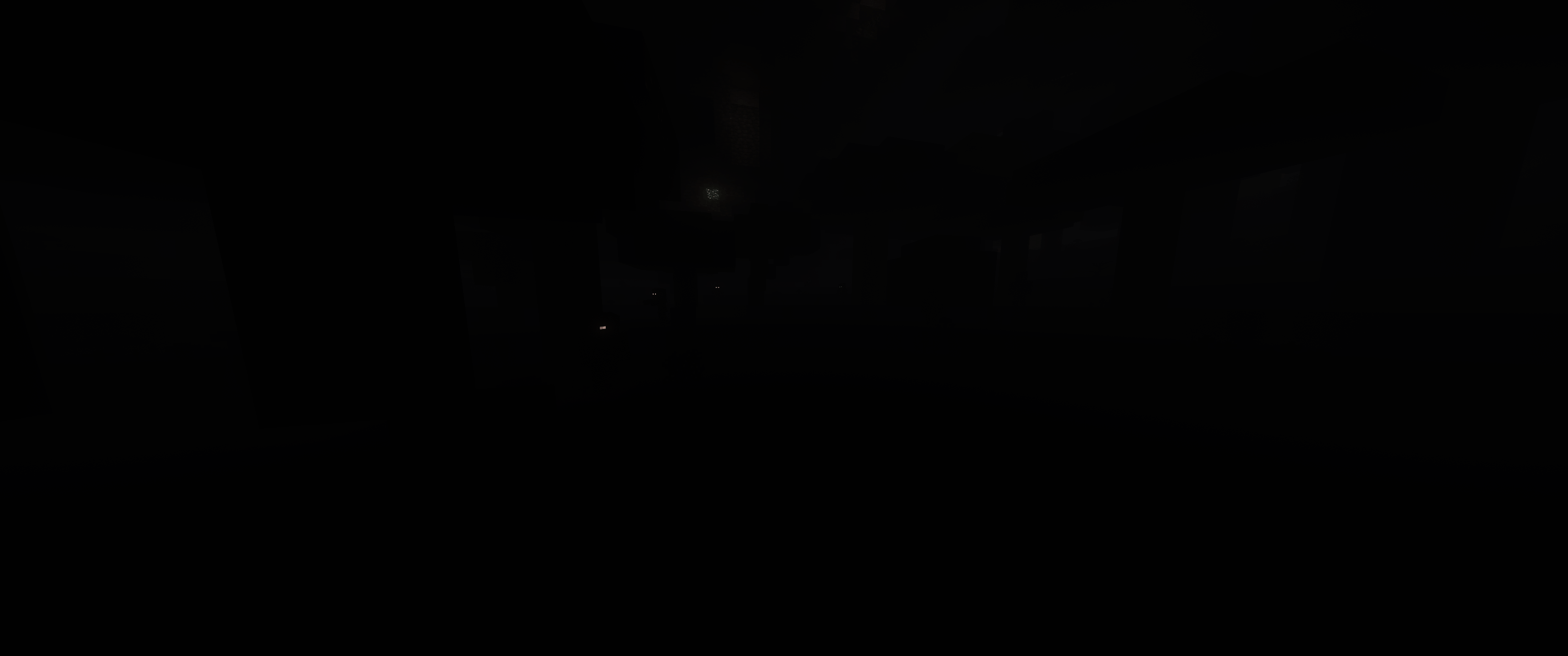 Thumbnail Caves get dark, really dark. With only the faintest haze and the eyes of the undead cutting through.