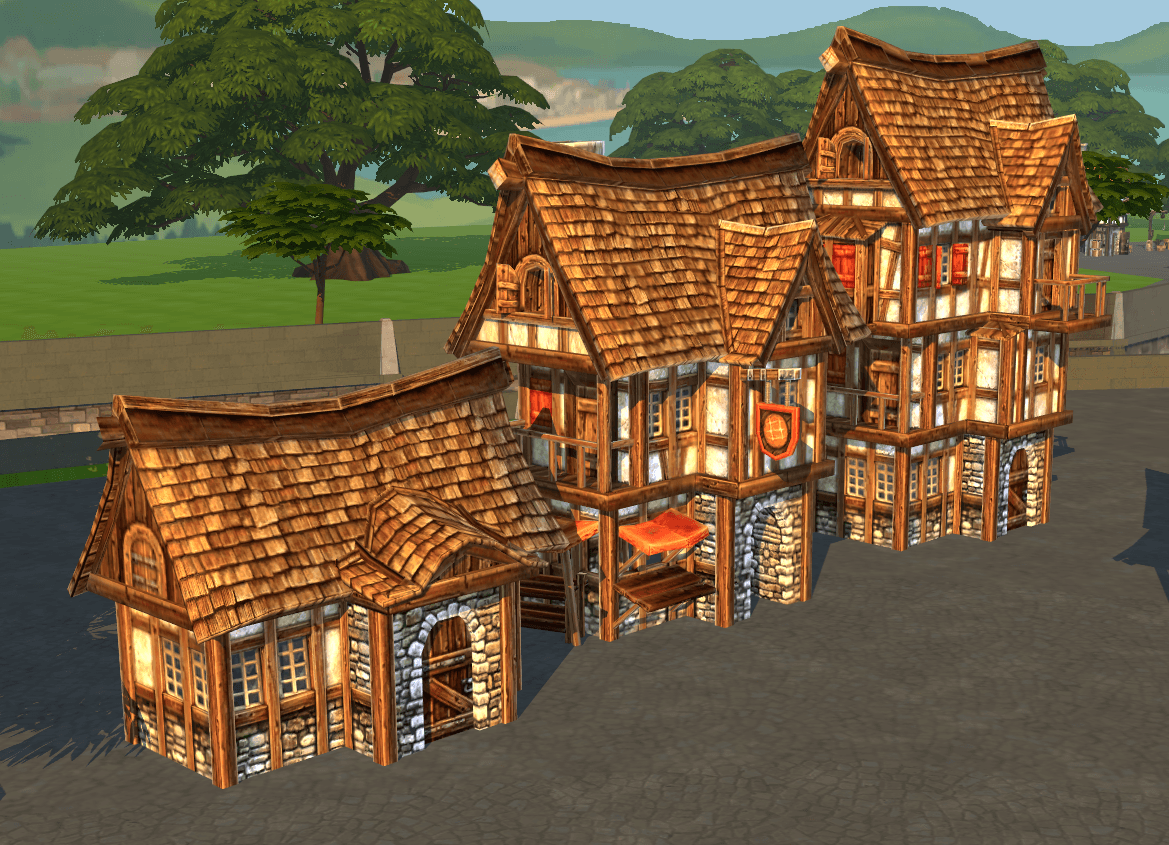 Medieval Hood Deco Houses - Bakery Set