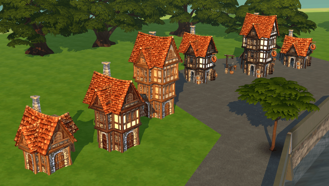 Medieval Hood Deco Houses - Butcher Set