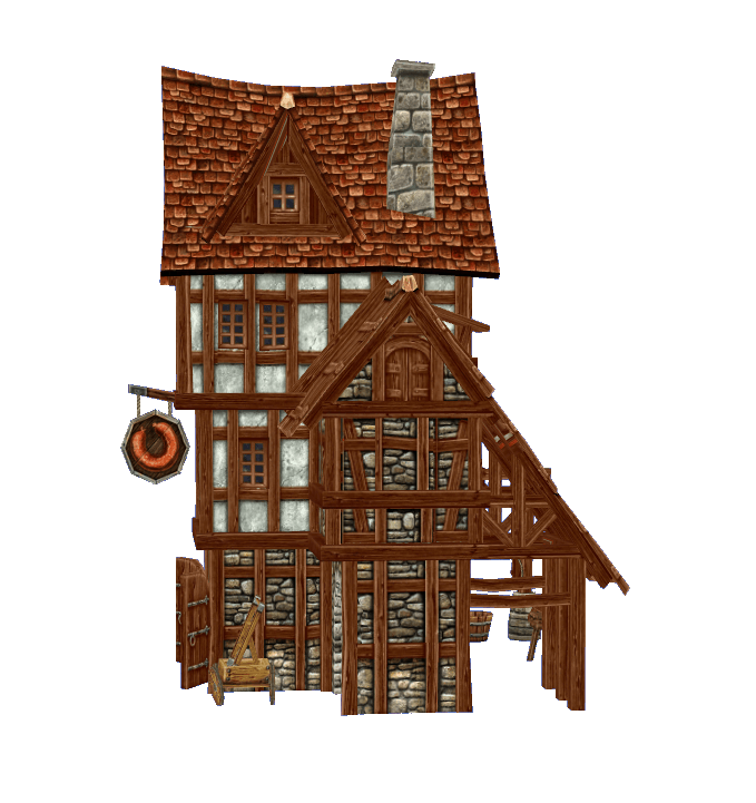 Medieval Hood Deco Houses - Butcher Set