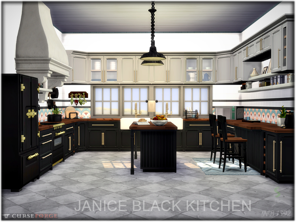 Janice Black Kitchen