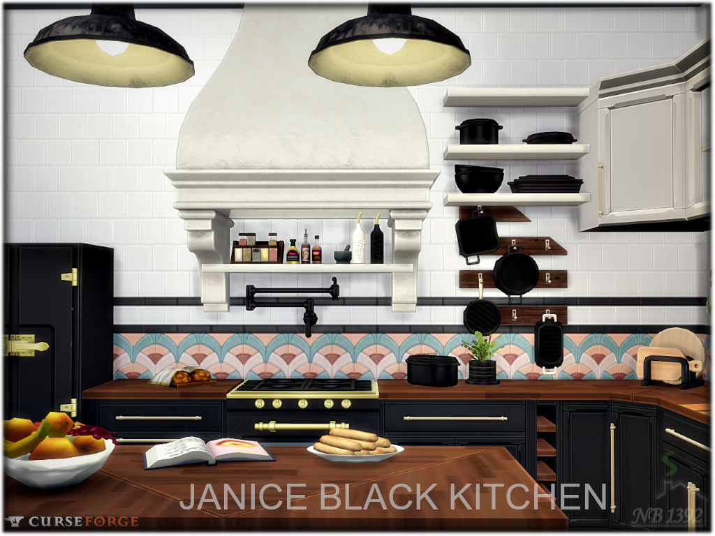 Janice Black Kitchen