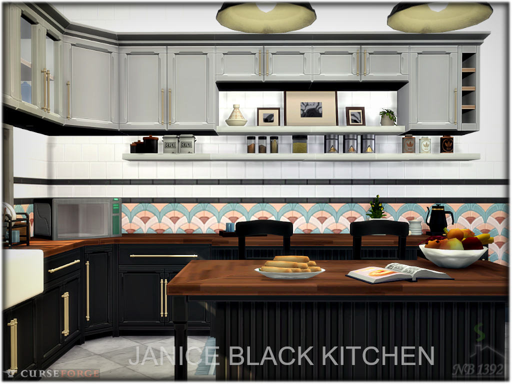 Janice Black Kitchen