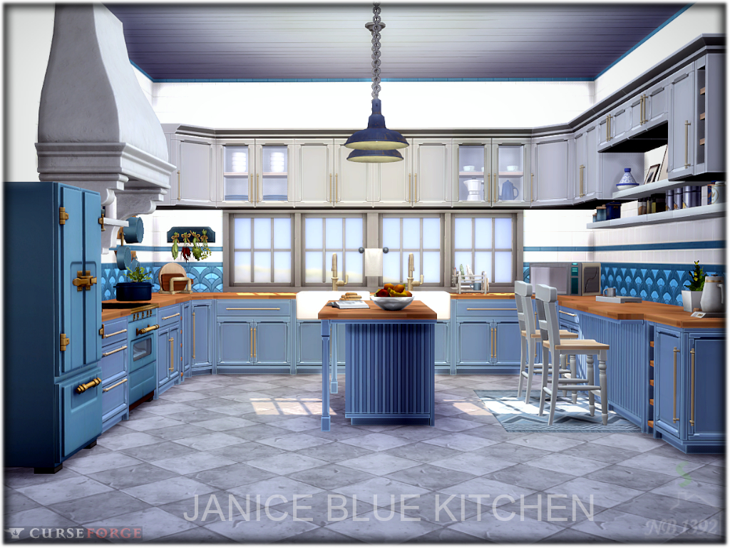 Janice Blue Kitchen