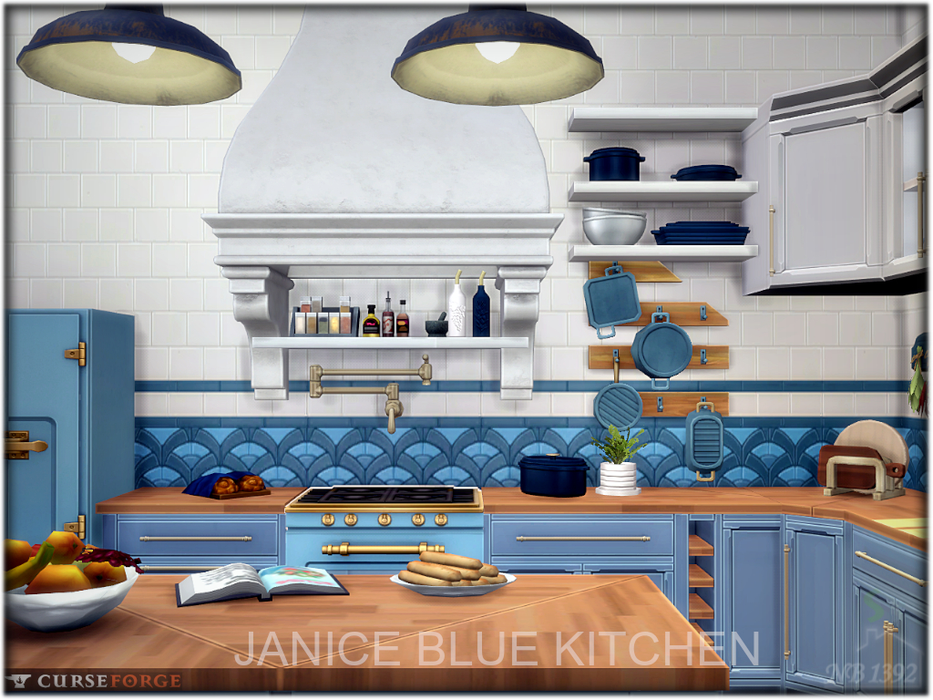 Janice Blue Kitchen