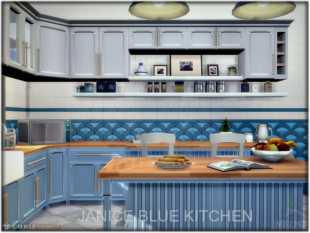 Janice Blue Kitchen