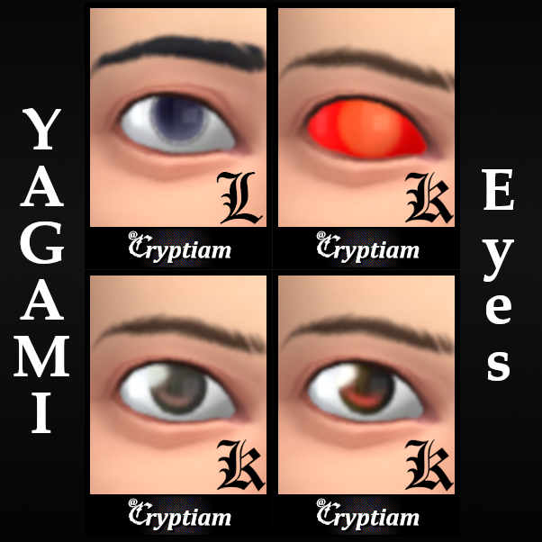 L Yagami eyes set