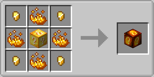 NEW Fire Lucky Block Recipe