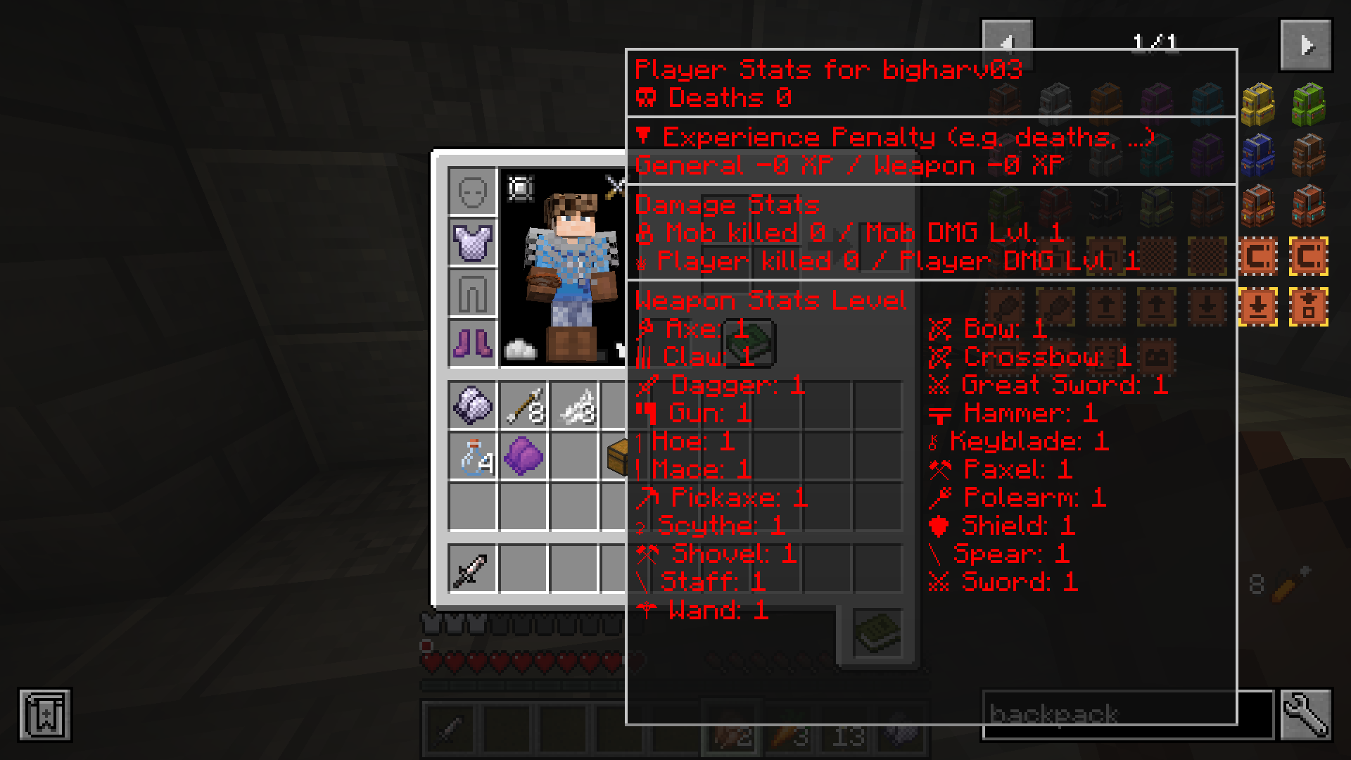 Thumbnail You can level up weapons by using them, which increases damage and durability