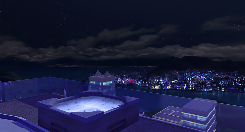 rooftop hot tub