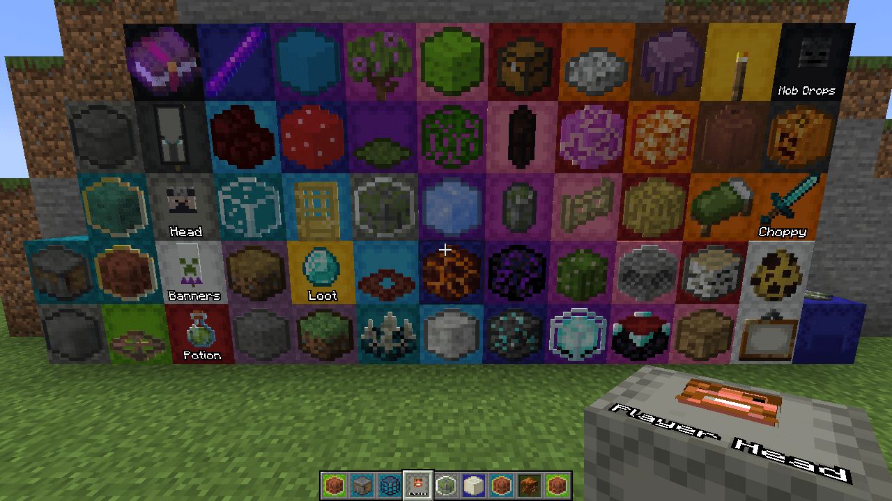 Example of supported blocks