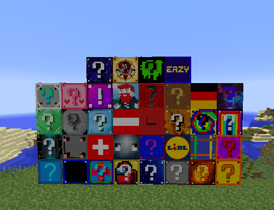 All Lucky Blocks that are in the modpack