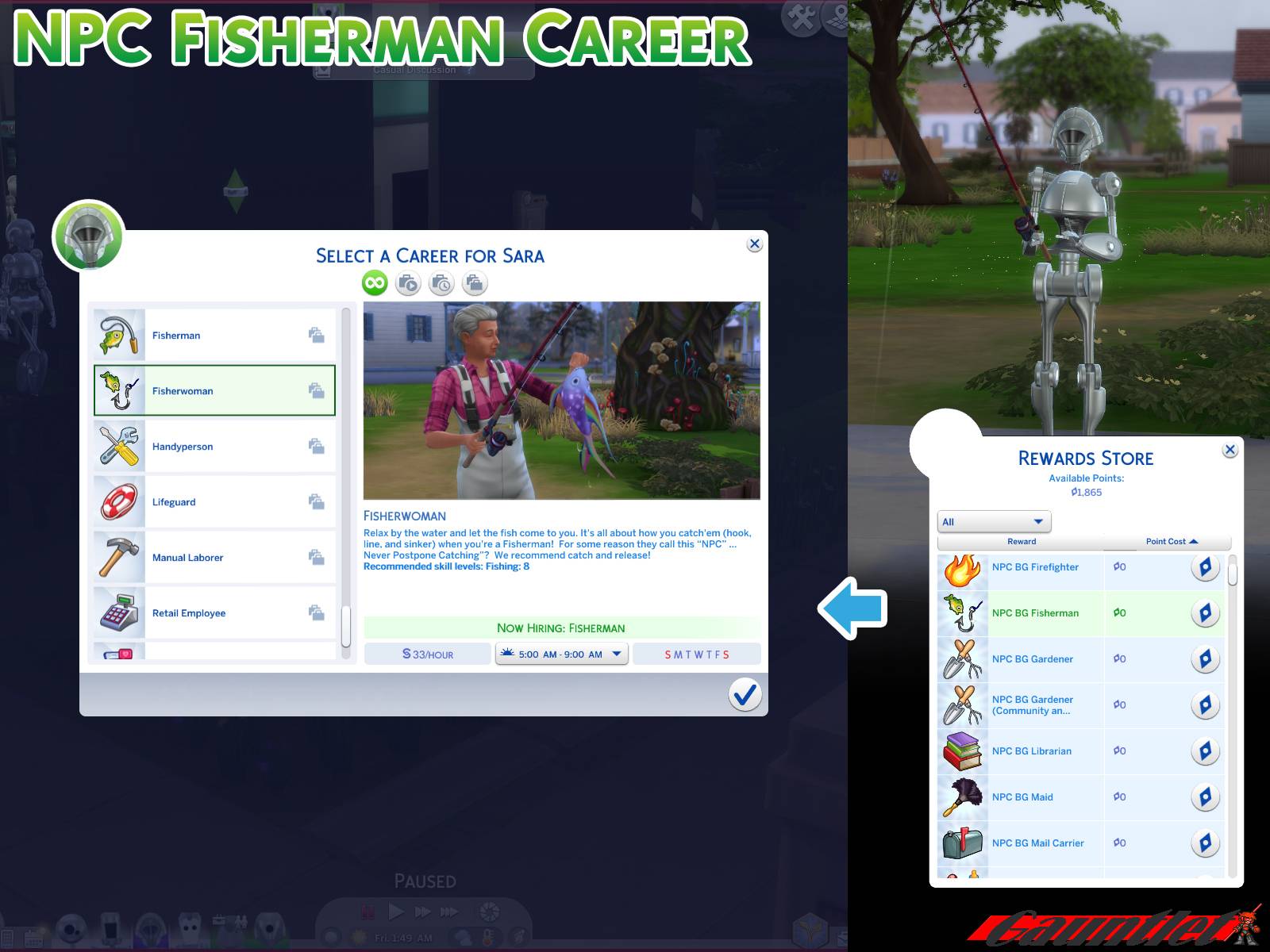 Download Angler (Active) Career - The Sims 4 Mods - CurseForge