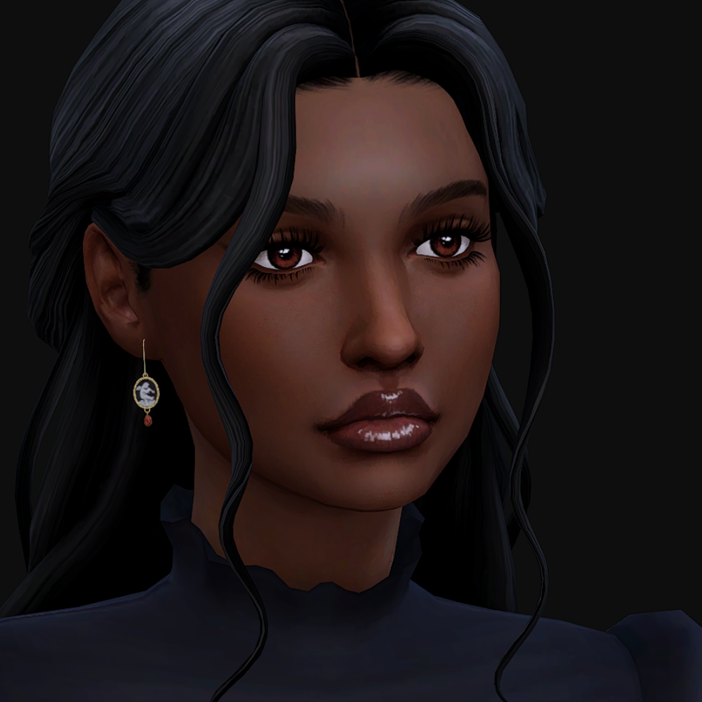 Cameo Earrings - Screenshots - The Sims 4 Create a Sim - CurseForge