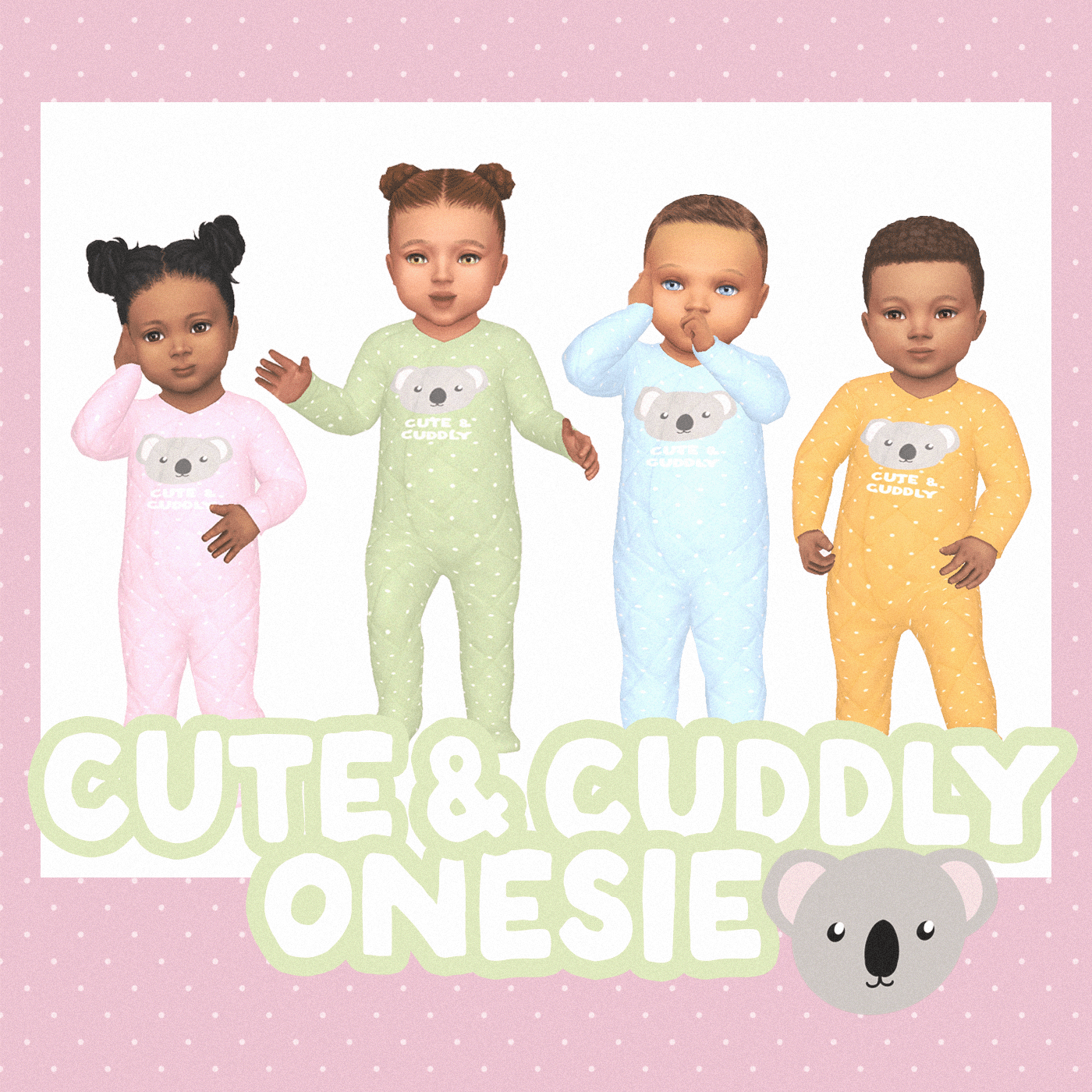 Cute & Cuddly onesie