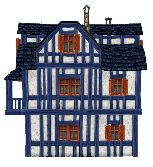 Medieval Old Town Hood Deco Houses - Tanner Set