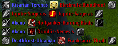 <p>Closeup of KillFeed's notifications</p>
