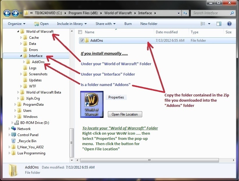 <p>Manual Installation</p>