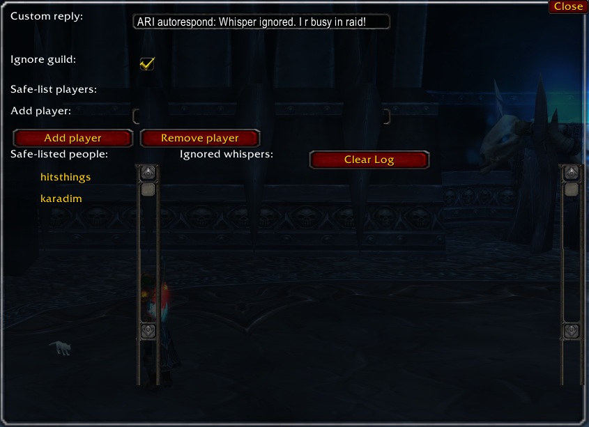 <p>Lightweight addon</p>