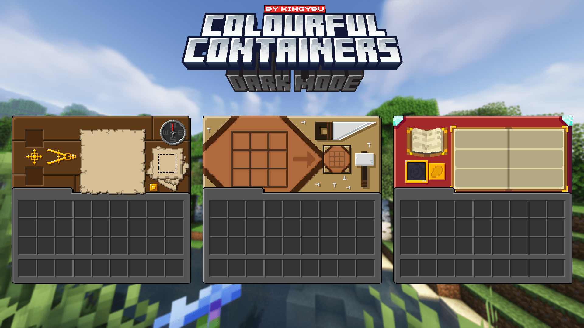 Colourful Containers Dark Mode GUI - Minecraft Resource Packs - CurseForge