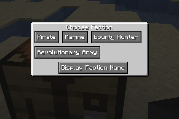 faction chooser