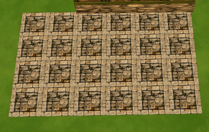 Settlers Old Town Clothmakers Build: Walls, Rooves, Floor