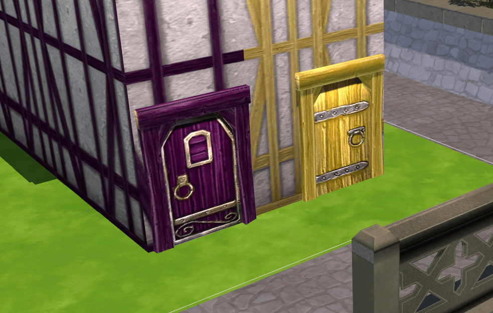 Settlers Old Town 2  Build: Doors & Windows - Clothmaker set