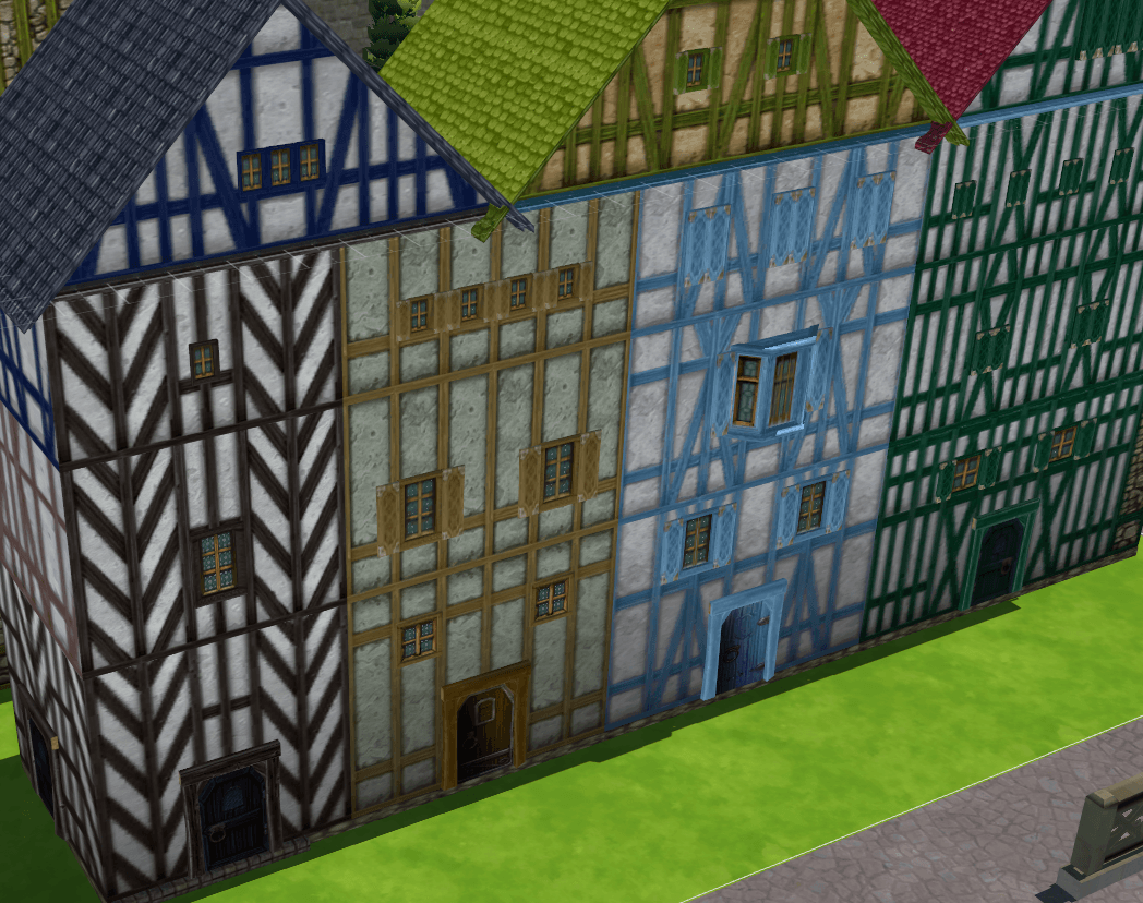 Settlers Old Town 2  Build: Doors & Windows - Clothmaker set