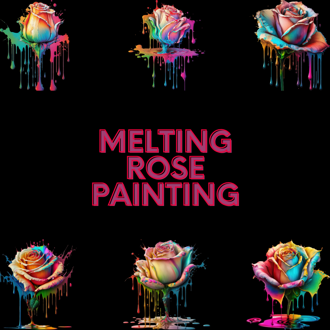 Melting Rose Painting