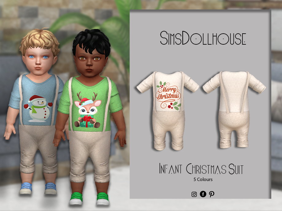 Infant Christmas Suit 1