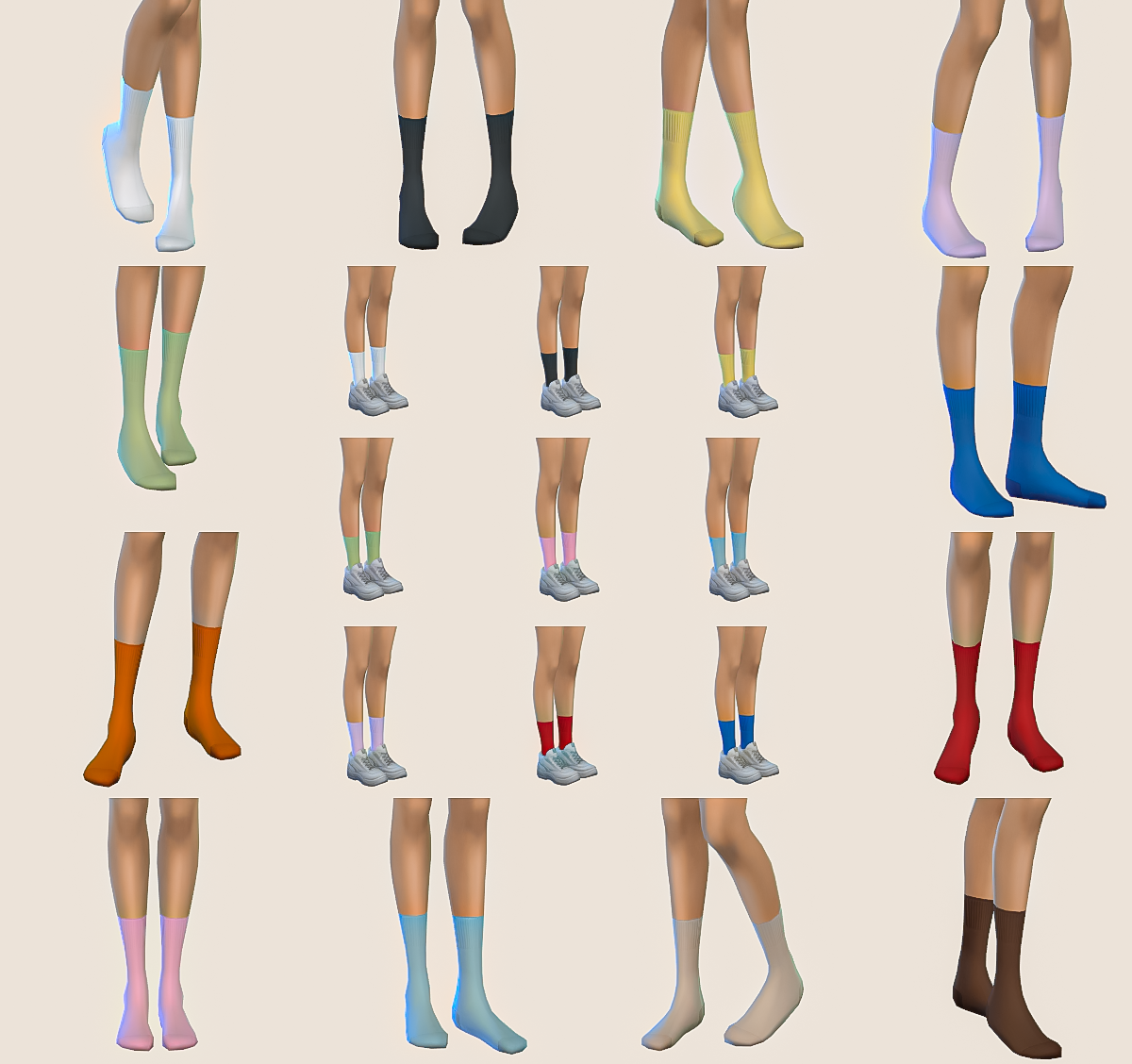 Colorful Female Socks