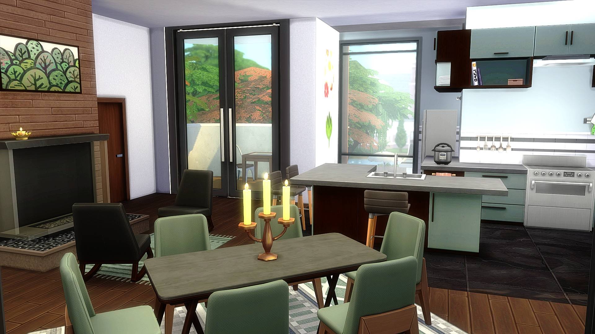 Modern Cypress Terrace