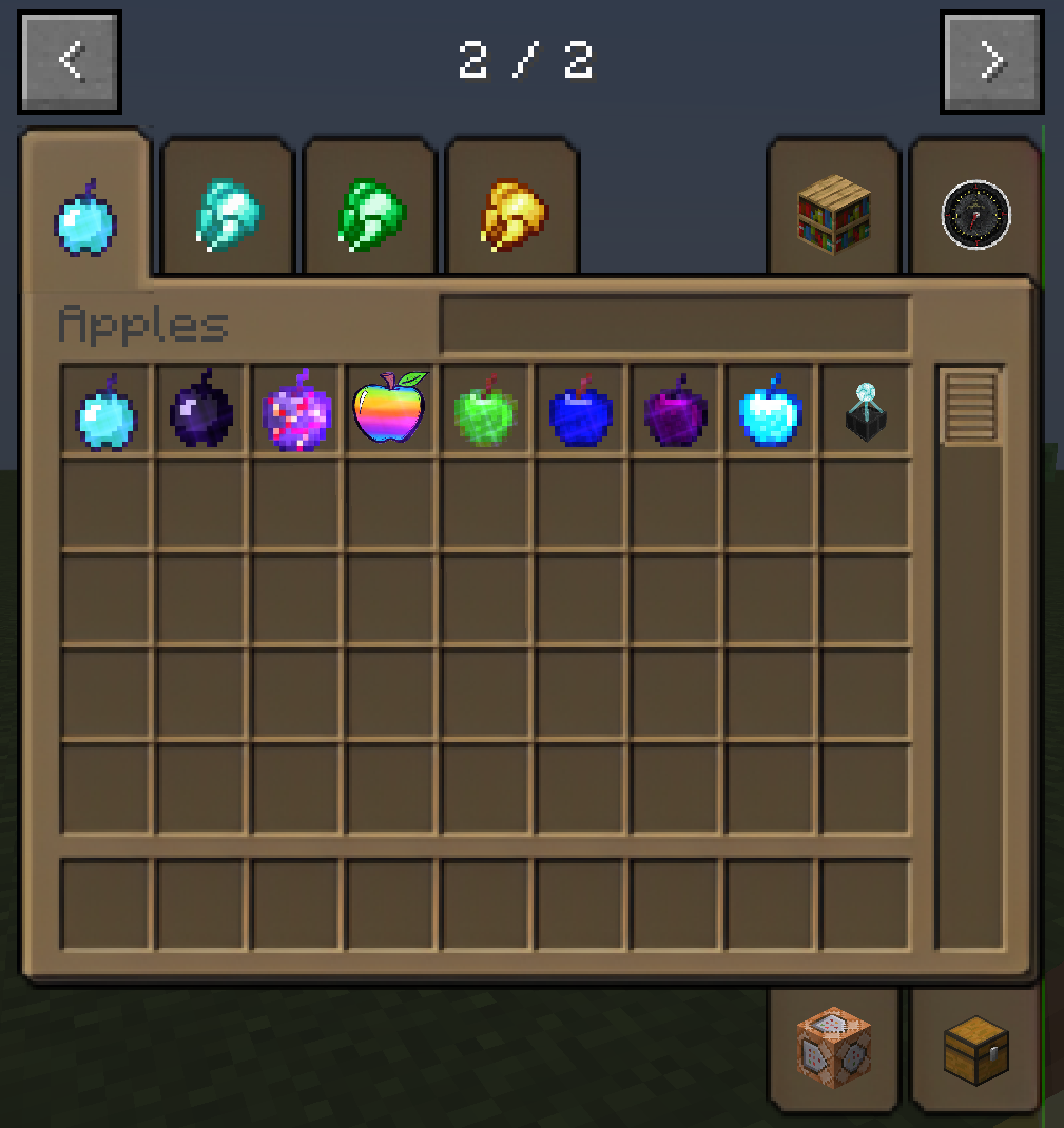 Beskar, Magic Wands, Armors, Heart Canister, Potions, Food (Golden Food