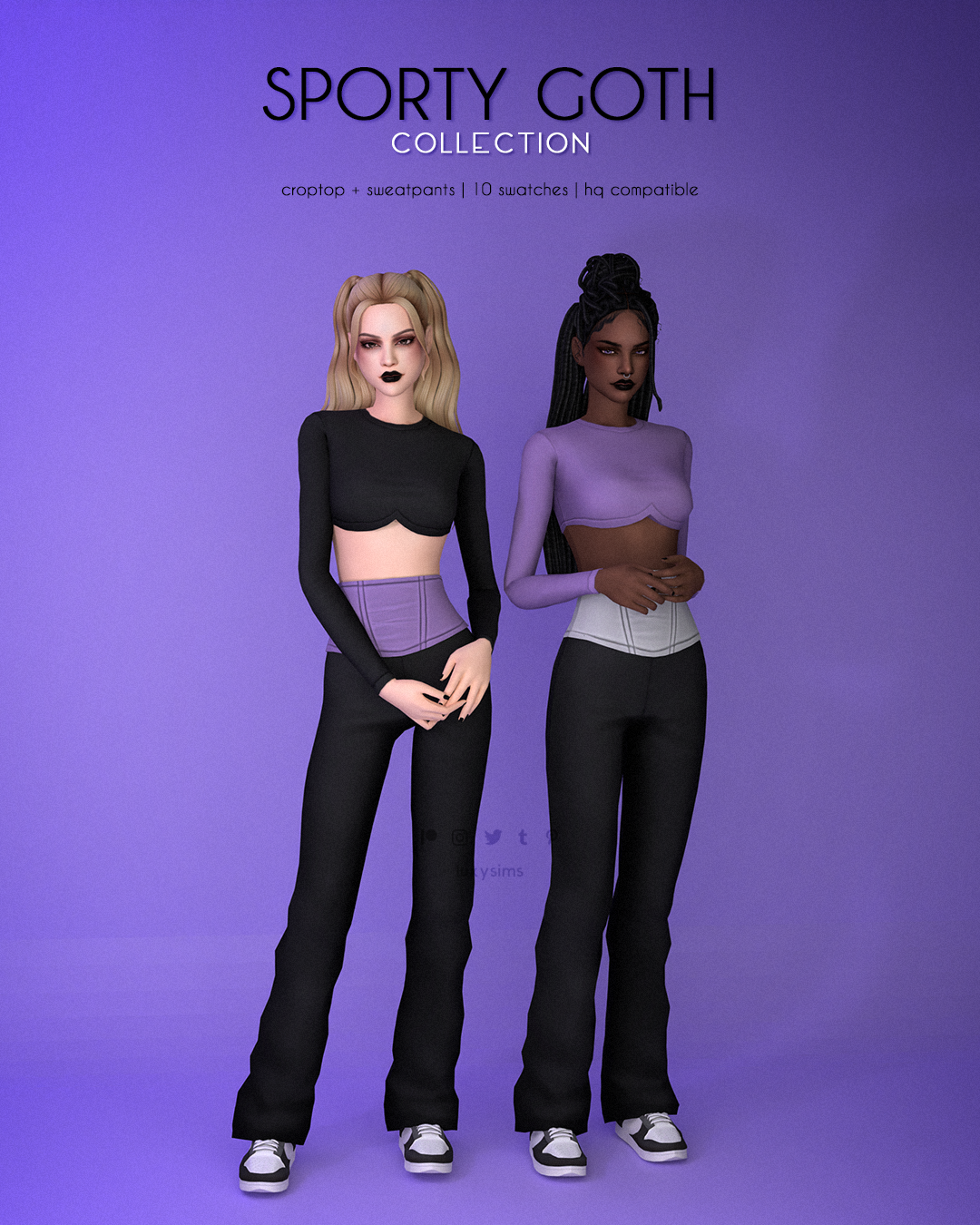 Luxy_SportyGothCollection_CropTop+Sweatpants