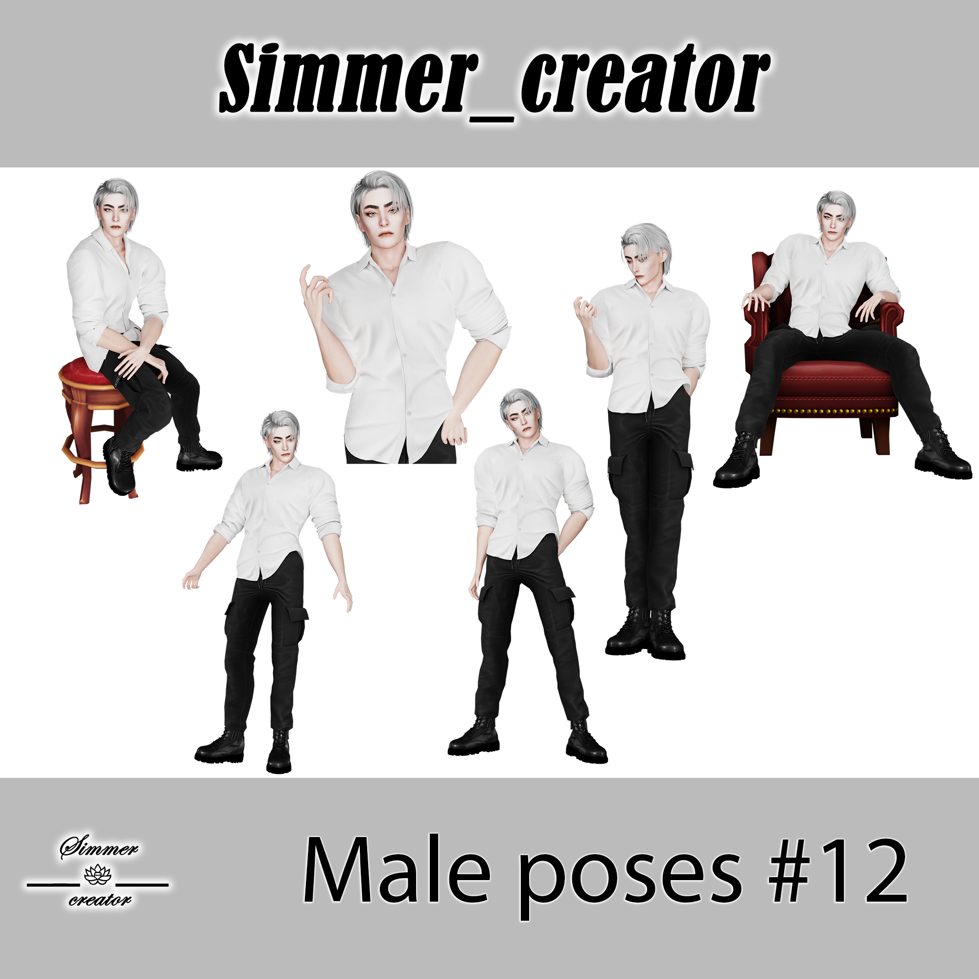 Male poses #12