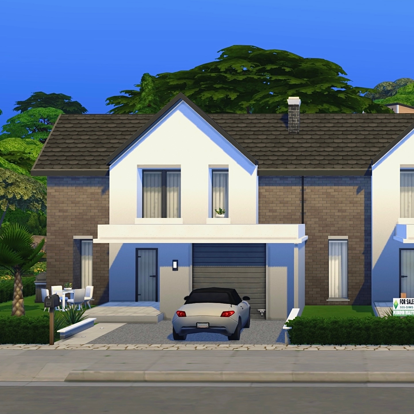 Base Game Modern Townhouses