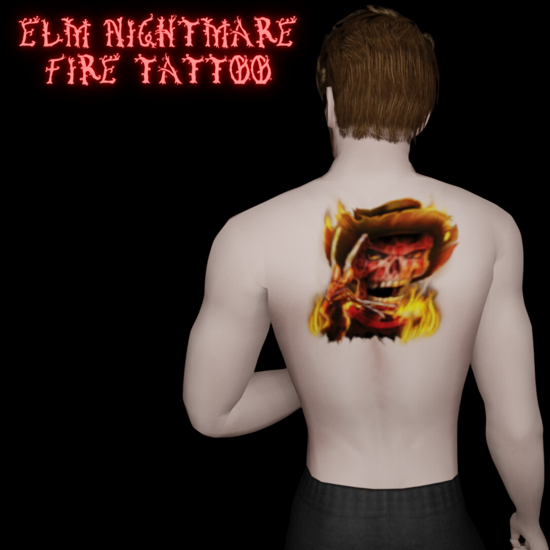 Elm NIghtmare Fire TAttoo