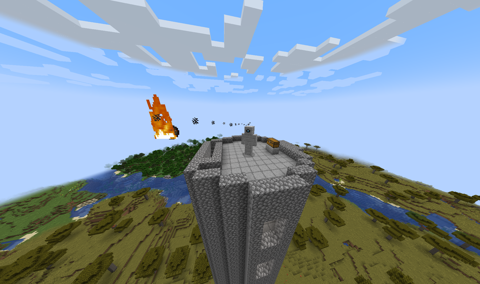 Battle Tower Golem in action