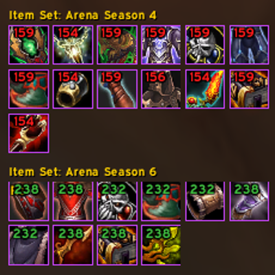 AdiBags - Item Sets